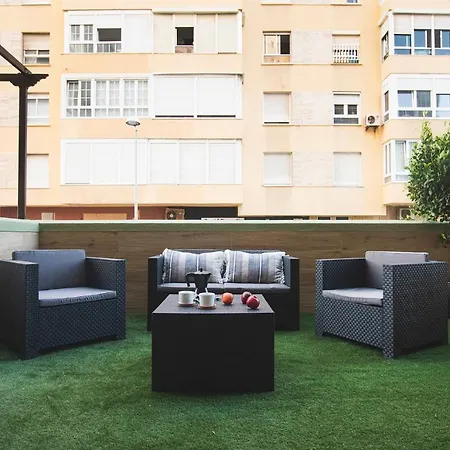 Terraza Playa De 1 Ha Apartamento Cádiz