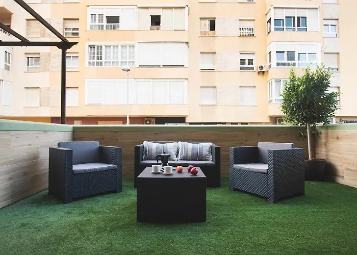 Terraza Playa De 1 Ha Lägenhet Cádiz